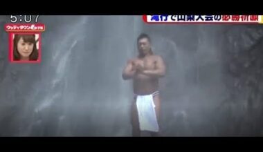 Shingo Takagi Tries To Meditate Under a Freezing Waterfall in Nothing bu...