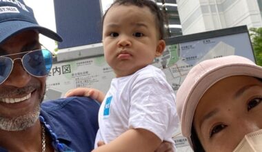 The US didn't feel safe enough to raise a kid, so we moved to Japan