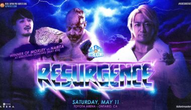 Shota Umino vs winner of Moxley/Narita at Resurgence for the IWGP World Heavyweight Championship