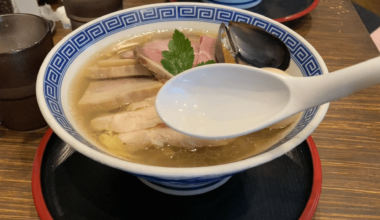 Great Shellfish Broth Shio Ramen (Dashiro, Sendai)