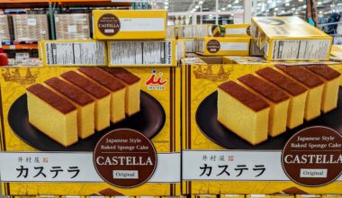 Kasutera (Castella) found at Costco -- pretty good!