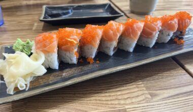 Double salmon roll