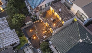 Cool architecture: Niji Architects shapes step garden house as terraced decks in Tokyo