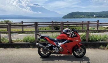 Yamanaka Lake, Mount Fuji, VFR800