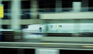 Nozomi outbound from Hiroshima station