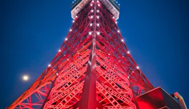 Tokyo Tower at night