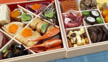 japanese new year food  callde osechi