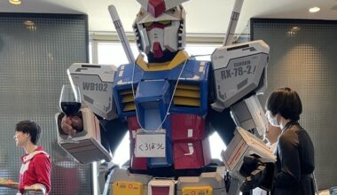 Japanese man tells friend to wear suit to wedding party, so he comes as Mobile Suit Gundam