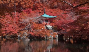 Daigo-ji, Kyoto (infrared + IR Chrome filter, taken on November 2022)