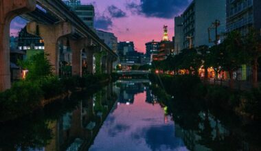 [OC] Sunset in Naha Okinawa