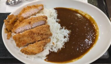 Tonkatsu with curry at Nakau - Akihabara Showa-dori in Tokyo