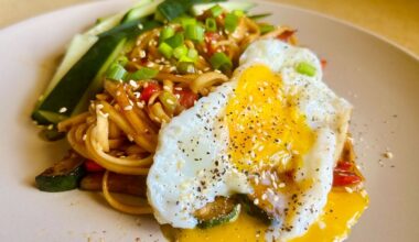 I cooked spicy noodles for lunch!