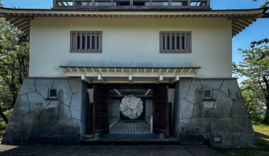 Esther Stocker’s Perspective of Longing shown inside Matsudai Castle, Tokamachi, Niigata Prefecture