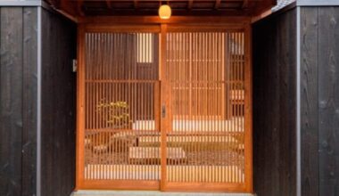 A unique house blending traditional Japanese art and modern craftsmanship in Kyoto