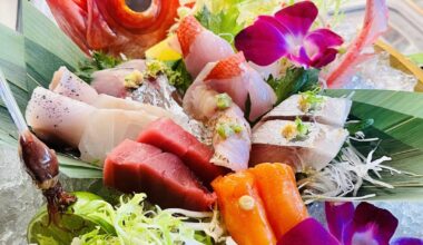 Sashimi platters