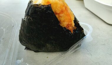 A Taste of Mitsuwa's Shrimp Tempura Onigiri