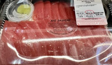 Sashimi at our Costco (Hawaii)