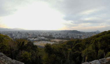 Panoramic View from Matsuyama Castle