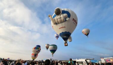 Saga baloon festival earlier this year.