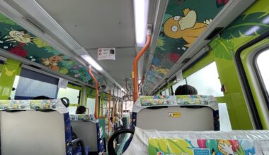 Pokémon themed bus in Okinawa