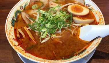 Spicy miso ramen