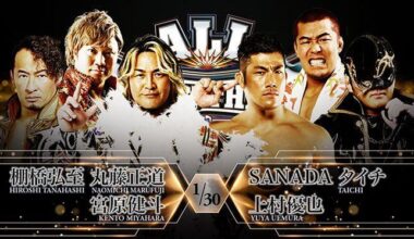 Hiroshi Tanahashi, Naomichi Marufuji & Kento Miyahara vs SANADA, Taichi & Yuya Uemura - ALL TOGETHER June 15