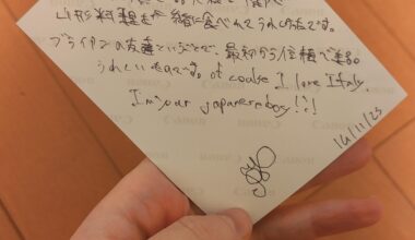 spent a lovely night with a guy in Tokyo at the end of which he gifted me a pic with this written on the back, any help with a translation?