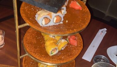 What do you think of this way of presenting sushi? A bit strange?