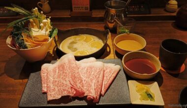 Wagyu shabu shabu and sukiyaki for solo diners in Osaka