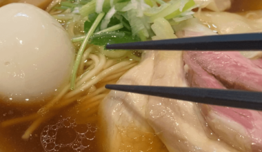 Shoyu Ramen at Menya Sign