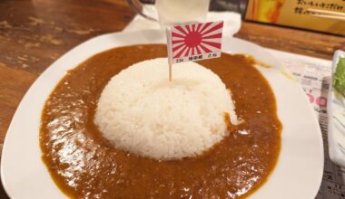 Kure Kaiji curry - last meal before leaving Kure