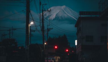 A slightly different perspective on one of Japan's most iconic volcanoes