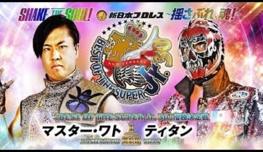 NJPW is uploading Free Match of the Week again! Here's the excellent Master Wato vs. Titán Best of the Super Juniors 30 final