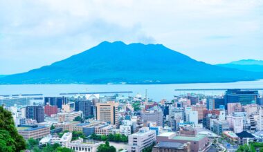 Sakurajima, Kagoshima One of Japan's most active volcanoes, offering stunning views of volcanic eruptions and breathtaking landscapes. A natural wonder you can't miss!