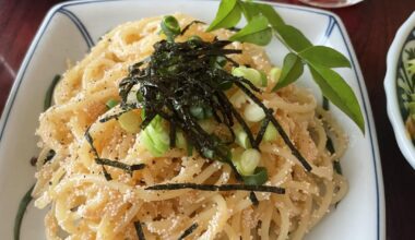 Mentaiko pasta and other mentaiko dishes