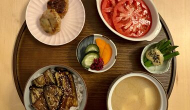 Summer tomatoes and nasu eggplants are the best!