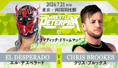 El Desperado vs Chris Brookes announced for DDT Peter Pan