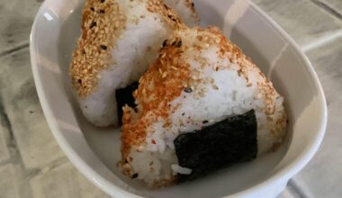 My second attempt at onigiri