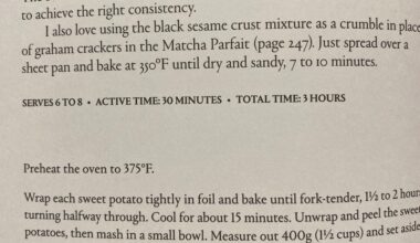 Hi does anyone know the sweet potato dessert this recipe was mentioning ?