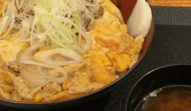 One of my favourite dishes is the famous oyakodon, known by the metaphor of father and son - chicken and egg.