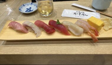 (almost) All the sushi I ate in Japan