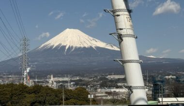 Fuji from Shinkansen