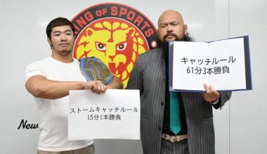 Yuya and Khan present their KOPW stipulations