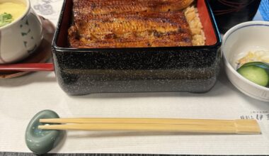 Izuei Honten 300 year old unagi restaurant in Tokyo. (Buttery melt in your mouth goodness)