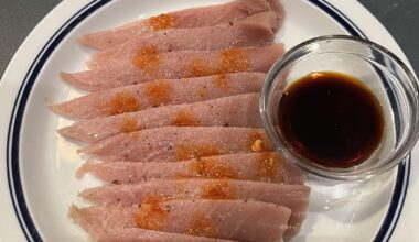 Amateur DIY sashimi / tuna rolls