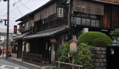 Anyone here love Ryoma Sakamoto?  This is the Teradaya Inn, in Fushimi.  He was attacked by pro Bakufu and Shinsengumi members here and managed to escape out the back door.  Bullet holes and sword cuts can still be seen in the beams.  My photos.