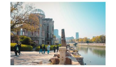 A sunny day in Hiroshima 🕊️