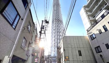 Early Morning walk around SkyTree