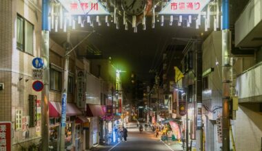 Colorfur night in Itabashi, Tokyo