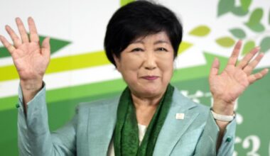 Tokyo governor Koike wins a third term beating opposition Renho, rising ex-mayor